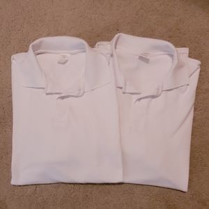BUNDLE of 2 Hanes Men's Polo Shirts